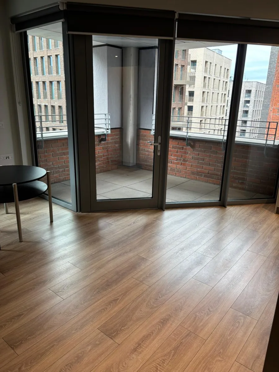 Empty London flat cleaned before move in